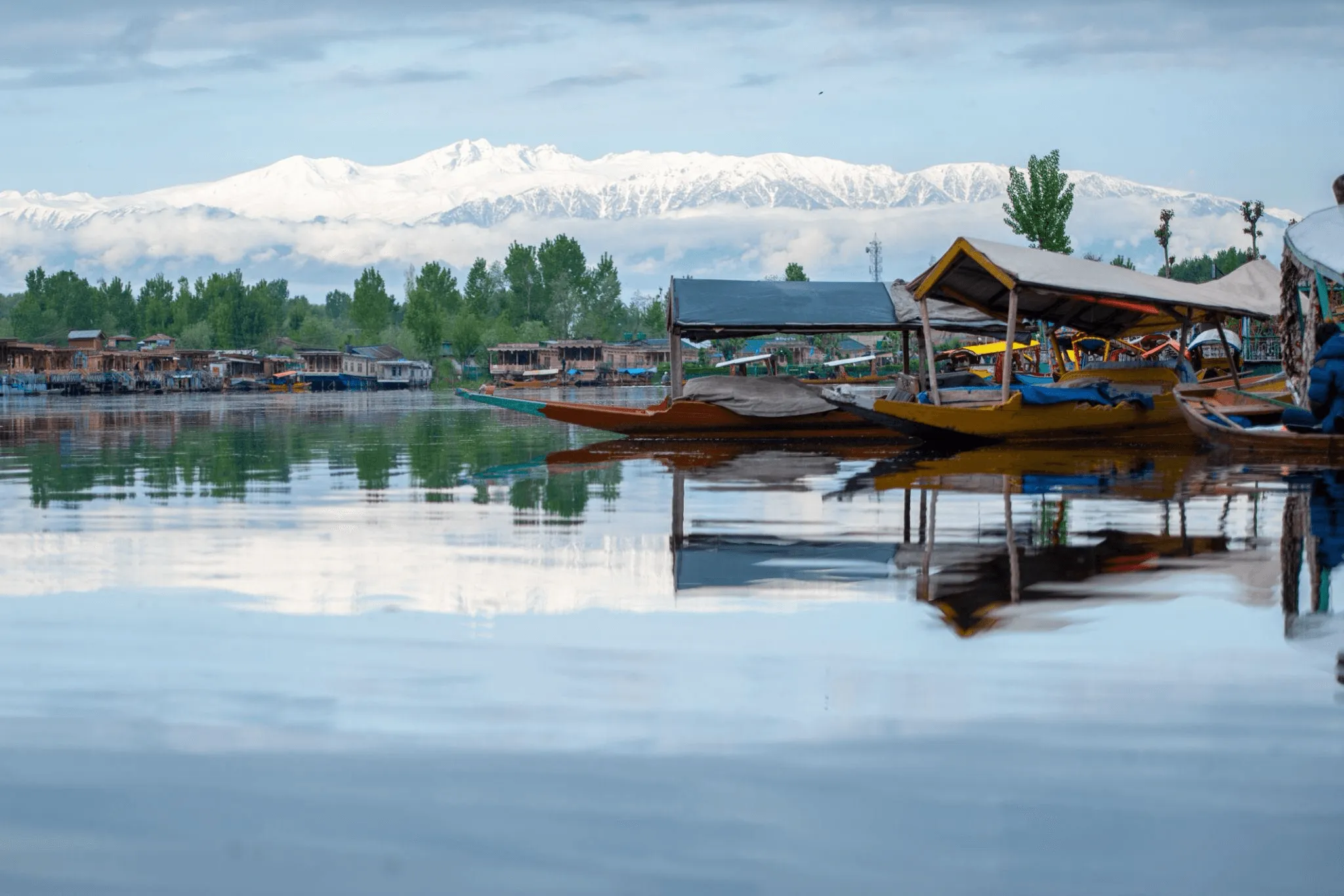 Kashmir green hills valley landscape